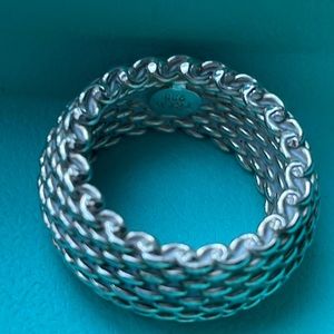 Tiffany & Co. Silver Mesh Ring
